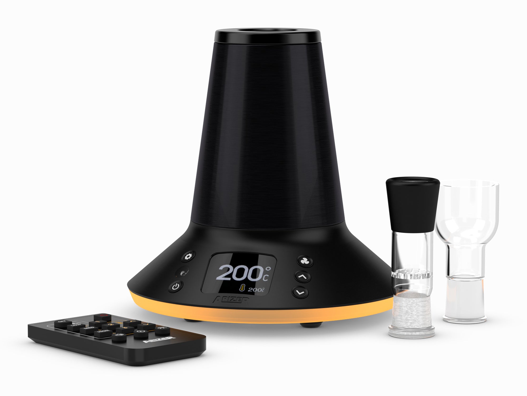 Arizer XQ2 Dry Herb Desktop Vaporizer with included contents
