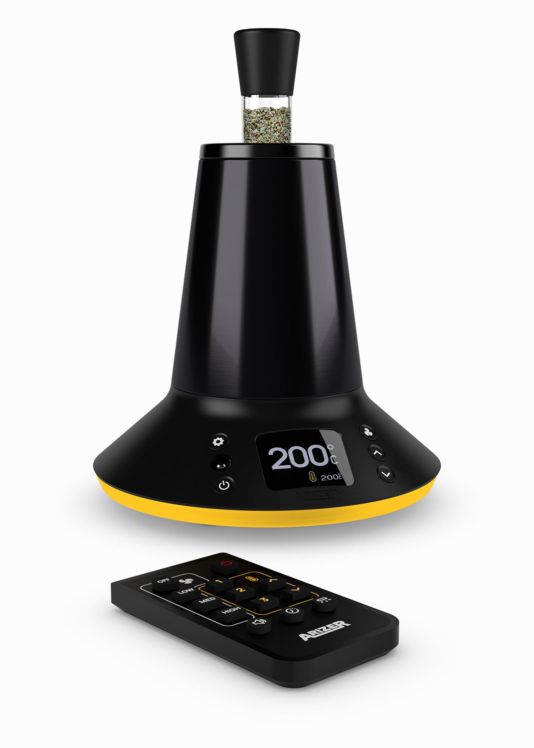 Arizer XQ2 Dry Herb Desktop Vaporizer with remote