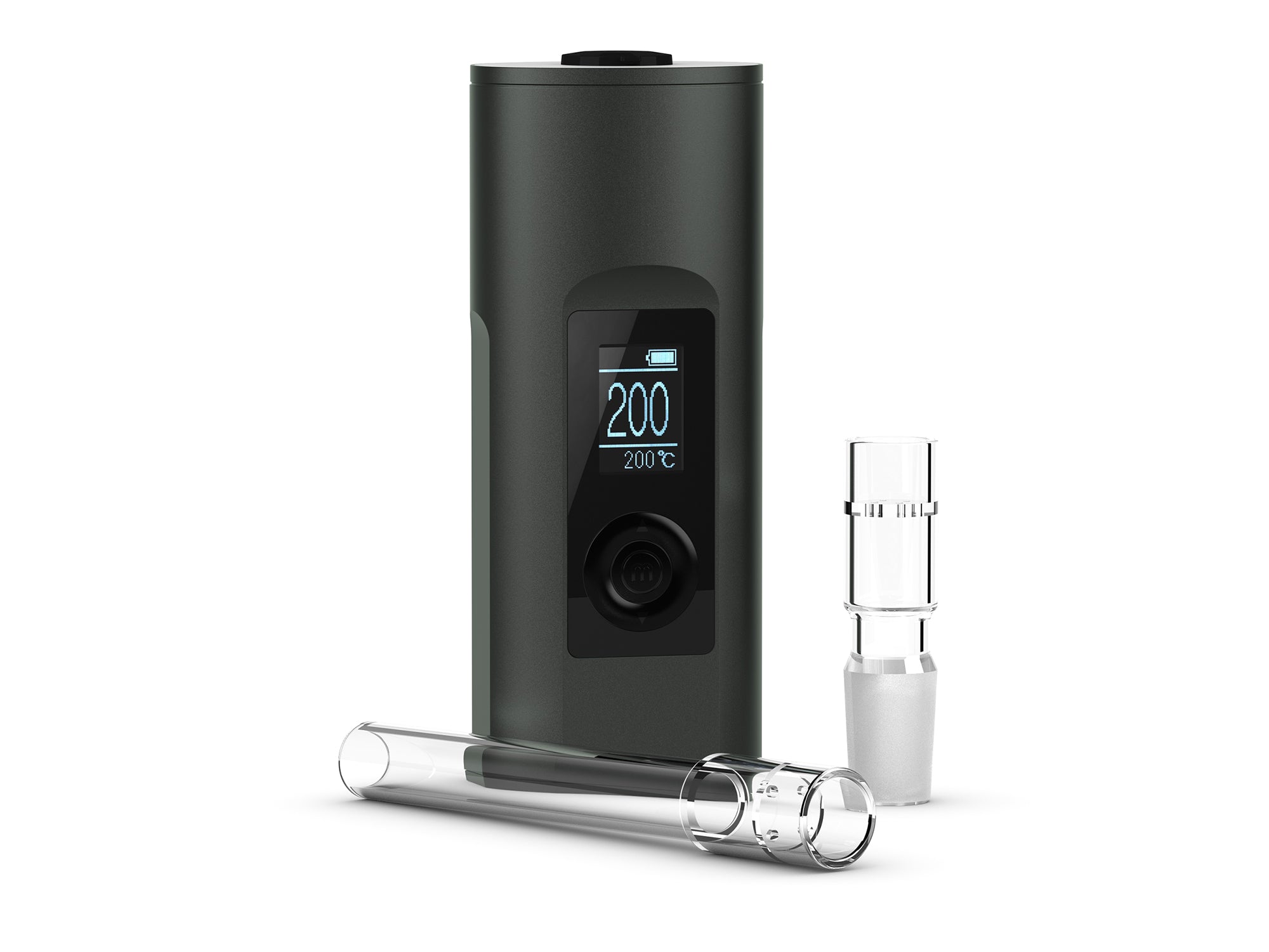 Arizer Solo 2 MAX - Carbon Black with aroma stems