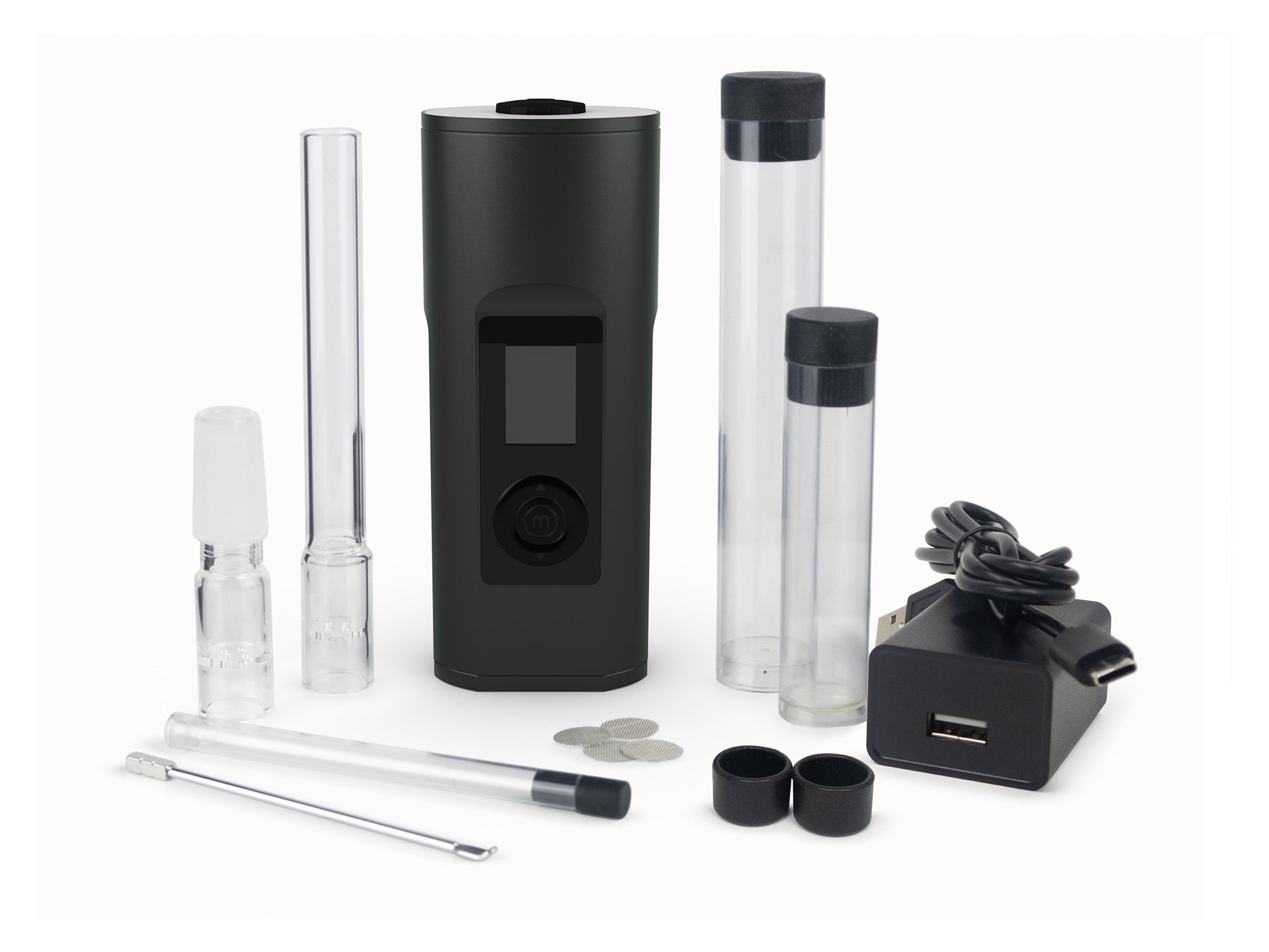 Arizer Solo 2 MAX - Carbon Black with included contents