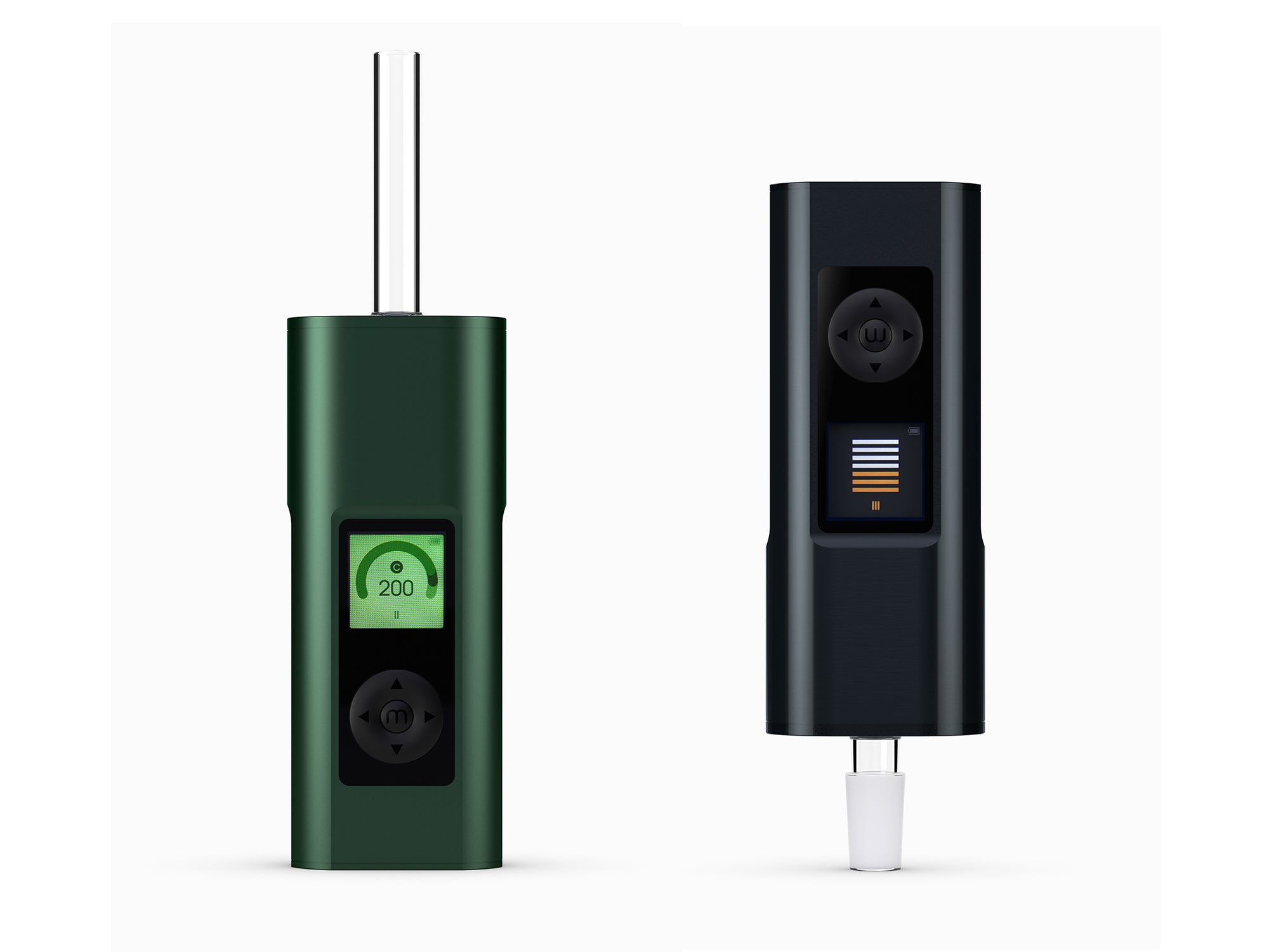 Arizer Solo 3 on display in Intergalactic Black and Sea of Green