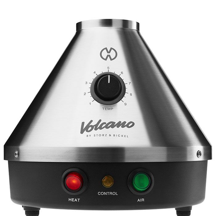 Storz & Bickel Volcano Classic Vaporizer - Silver Front Facing